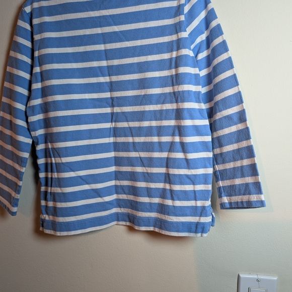 J. Crew Crew Cuts Blue and White Striped Kids Shirt - Picture 6 of 8